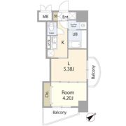 Luxe新大阪SOUTHの間取り画像