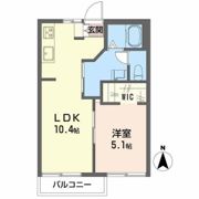 ヴィラ旭川 C棟の間取り画像