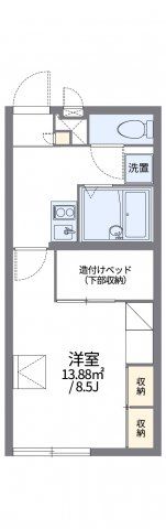 レオパレスMITSURUの間取り画像