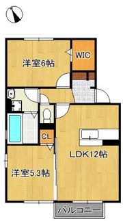ウィットエブリCの間取り画像