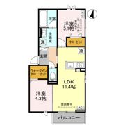 コタージュ七番館の間取り画像