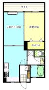 西川コーポの間取り画像