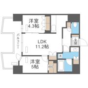 STANDZ四天王寺前夕陽丘の間取り画像
