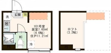 グランときわ台の間取り画像