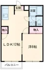 サンパレス足利Ⅱの間取り画像