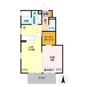ヴェルフィーユ Dの間取り画像
