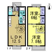 Park Side美里の間取り画像