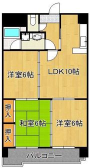 エムズコート沼本町の間取り画像
