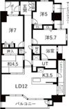 アリスト豊中清風荘の間取り画像
