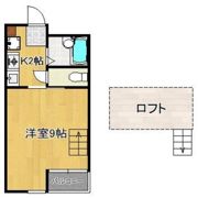 MOON下到津 B棟の間取り画像