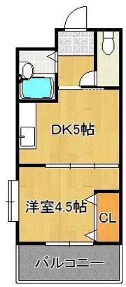 ピュアシティ小倉の間取り画像