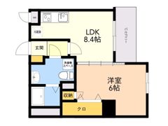 ルシール平尾の間取り画像