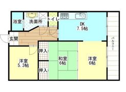 シャトー住吉の間取り画像