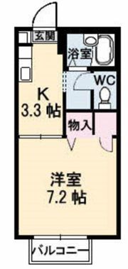 コーポ高見荘の間取り画像