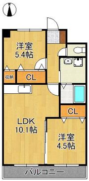ヴィリアパスの間取り画像