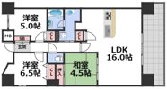 CITY SPIRE難波グレイスの間取り画像