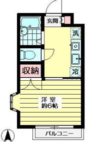 イーストプレイスの間取り画像