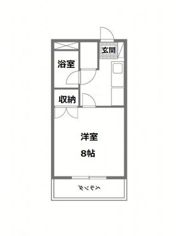 レディースキャステルの間取り画像