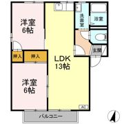 レーベンハイツ A棟の間取り画像
