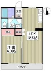 ビューハイツ講堂の間取り画像