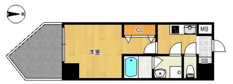 レクシア京橋DUOの間取り画像