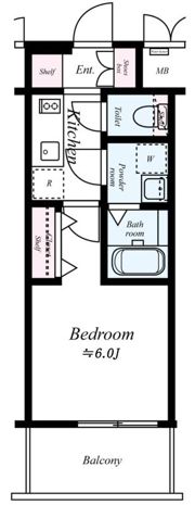 レジュールアッシュ福島レジデンスの間取り画像