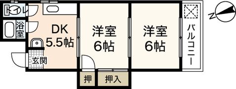 ウェルヒル南観音の間取り画像