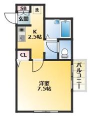 パークヒルズ武蔵小山の間取り画像