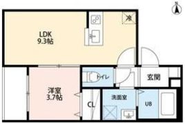 Ciel Bleu野萩(シエルブルーヤハギ)の間取り画像