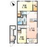 袋原アパート2期新築工事の間取り画像