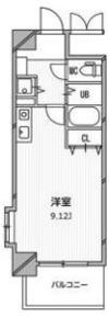 ビスタ江坂南の間取り画像