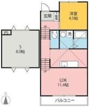 パーチェ若宮の間取り画像