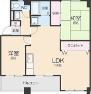 パラシオン町田の間取り画像