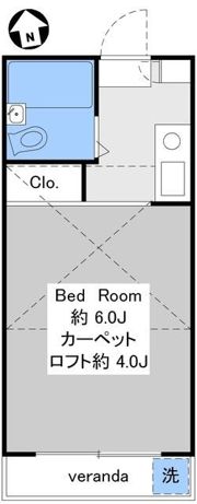 エクレール中町の間取り画像