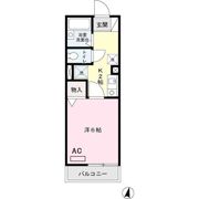 イーストハイツ甲南の間取り画像