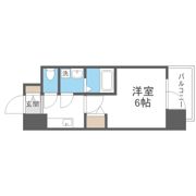 エスリード難波ALLUREの間取り画像