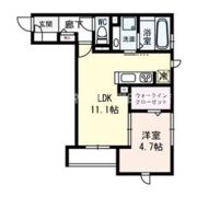 エスポワール飛鳥の間取り画像