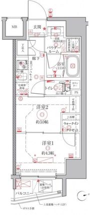 クレイシアIDZ上野の間取り画像