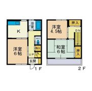 カンベハイツ北側の間取り画像