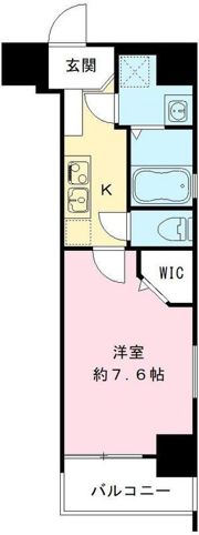 HRフロントリーガル難波WESTの間取り画像