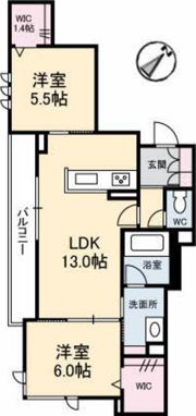 リアン古江の間取り画像
