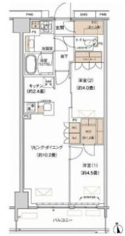プライムネクサス大森北の間取り画像