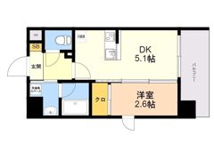 MODERN PALAZZO博多駅南5丁目の間取り画像