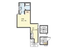 ココガーデン北千住の間取り画像
