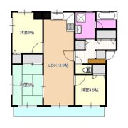 ステューディオ長束の間取り画像