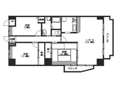 オリゾンビルの間取り画像