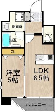 プレジオ江坂IIの間取り画像