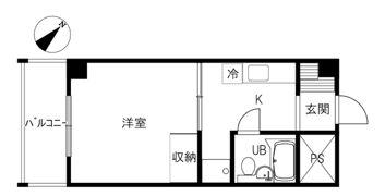 第二すみれコーポの間取り画像