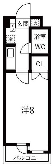 KENZOハイツの間取り画像