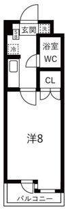 KENZOハイツの間取り画像